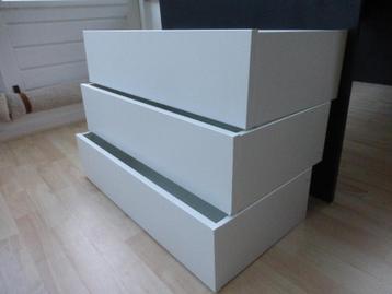3 Ikea Pax lades met rails 68x34x16cm. - afbeelding 2