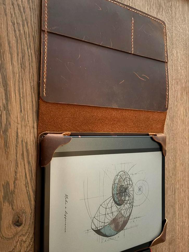 Onyx Boox Note Air 4C, nieuwe leren cover en pen, Computers en Software, Tekentablets, Zo goed als nieuw, Draadloos, Multi-touch