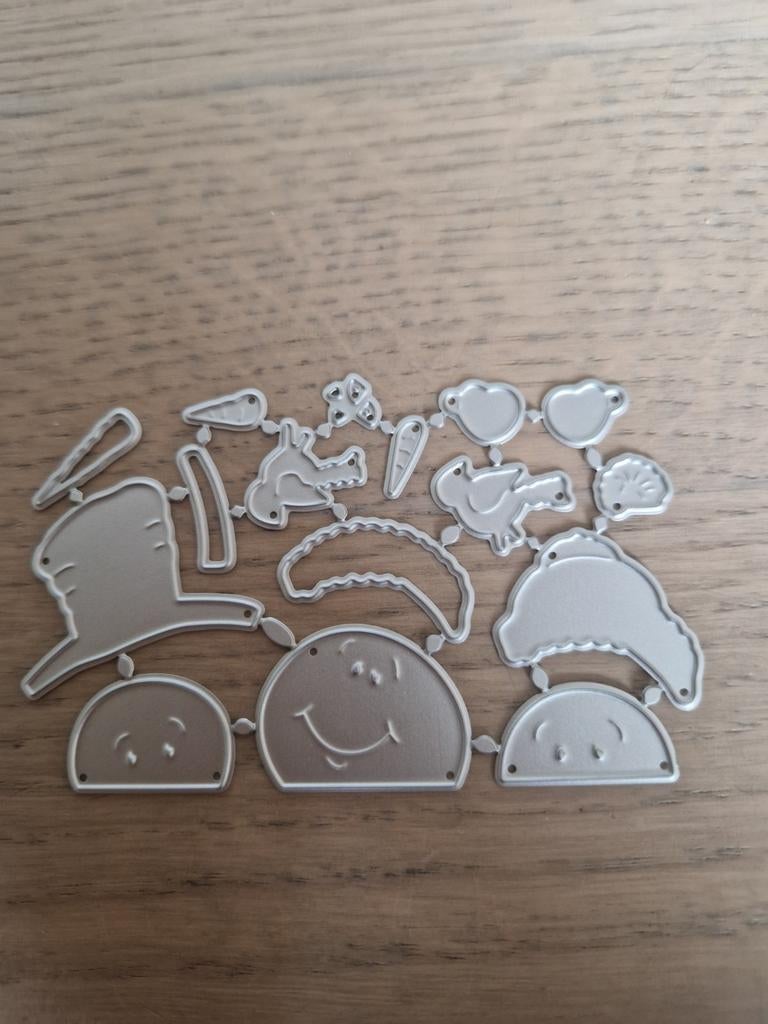 Snijmal - 3 Sneeuwpop Hoofdjes - Nieuw, Ophalen of Verzenden, Nieuw