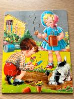 Introva houten puzzel vintage (jaren ‘70), Kinderen en Baby's, Speelgoed | Kinderpuzzels, 10 tot 50 stukjes, Van hout, Gebruikt