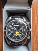 Scania Chronograaf Polshorloge, Overige merken, Leer, Staal, Polshorloge