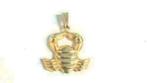 13615 14k Hanger Sterrenbeeld Kreeft, Ophalen of Verzenden, Zo goed als nieuw, Goud, Kruis of Symbool