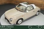 Nissan Figaro Cabriolet | 1991, Auto's, Oldtimers, Cabriolet, Beige, Leder, 2 stoelen