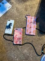 iPhone 8 Hoesjes - Diverse Designs!, Telecommunicatie, Ophalen, Gebruikt, IPhone 8, Hoesje of Tasje