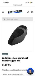 Zadelhoes Alcantara Look Zwart Piaggio Zip, Ophalen of Verzenden, Nieuw, Zadel, Piaggio