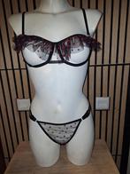 SUPERSEXY zwart pikant nieuw setje maat L/XL, Kleding | Dames, Ondergoed en Lingerie, Verzenden, Zwart