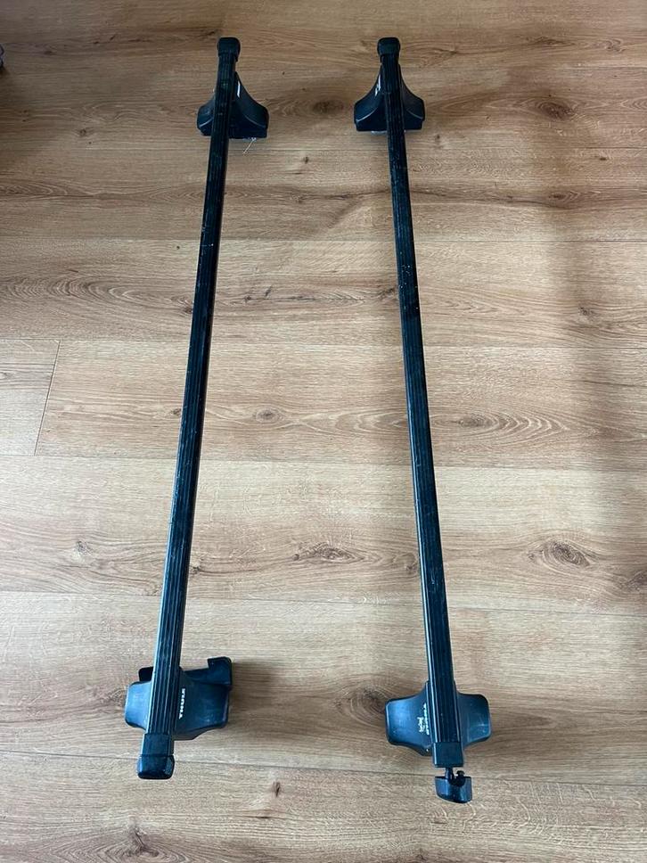 Thule dakdragers SquareBar met sloten – Toyota Prius 2, Auto diversen, Dakdragers, Zo goed als nieuw, Ophalen of Verzenden