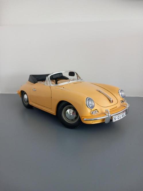 Bburago Porsche 356 b cabrio 1:18, Hobby en Vrije tijd, Modelauto's | 1:18, Zo goed als nieuw, Bburago, Ophalen of Verzenden