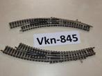Vk-845 N Spoor Gebogen Wissels 9174/75 Fleischmann LB, Hobby en Vrije tijd, Modeltreinen | N-Spoor, Gelijkstroom, Fleischmann