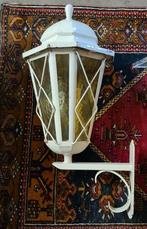 Grote vintage buitenlantaarn wandlantaarn '60, Tuin en Terras, Buitenverlichting, Ophalen, Gebruikt, Staande lamp, Netvoeding