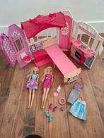 Barbie huis met poppen, Ophalen of Verzenden, Barbie