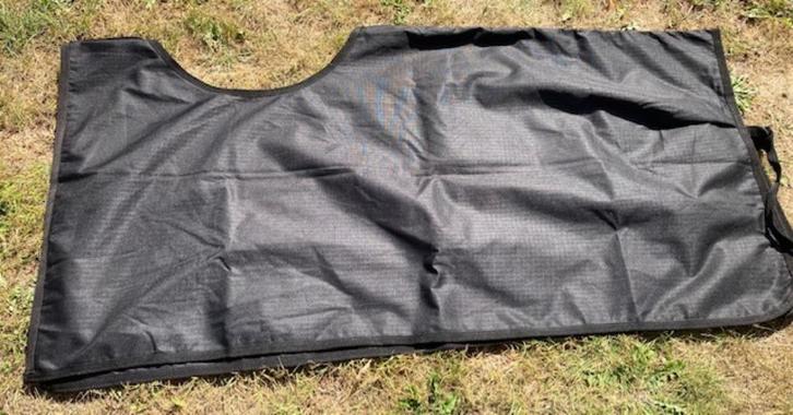 Ongevoerde uitrijdeken zwart Maat 145 - 195 onderlengte, Dieren en Toebehoren, Paarden en Pony's | Dekens en Dekjes, Nieuw, Deken