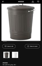 KNODD Bin with Lid, Huis en Inrichting, Ophalen, Kunststof, 40 liter of meer, Zo goed als nieuw