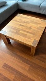 Massief houten salontafel, Ophalen of Verzenden, Gebruikt