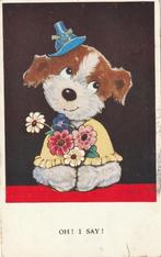CHUMMY HOND TEKN WILLIS  UIT 1955 MOOIE OUDE KAART KH204, Ophalen of Verzenden, 1940 tot 1960, Gelopen, Overige thema's