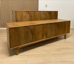 Nieuw tv meubel - Dressior massief hout vintage japandi, Ophalen, 150 tot 200 cm, Nieuw, Japandi landelijk klassiek televisie meubel retro mangohout