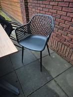 6 zwarte tuinstoelen van de Kwantum, Tuin en Terras, Tuinstoelen, Ophalen