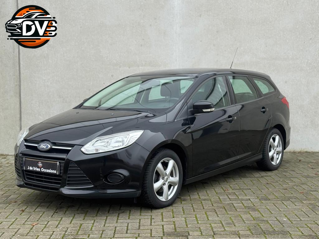 Ford Focus Wagon 1.0 EcoBoost Edition AIRCO ELEK PAKKET LMV, Auto's, Ford, Euro 5, 101 pk, Zwart, Origineel Nederlands