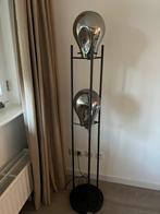 Staande Lamp met Glazen Kappen - Gebroken Voet, Huis en Inrichting, Lampen | Vloerlampen, Ophalen, Gebruikt, Glas, 150 tot 200 cm