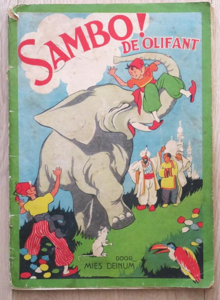 Mies Deinum: Sambo! de olifant, 1e druk 1938, Residentiebode, Boeken, Stripboeken, Gelezen, Eén stripboek, Ophalen of Verzenden