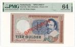 Nederland 10 gulden 1953 Hugo de Groot Specimen PMG64, Postzegels en Munten, Ophalen of Verzenden, 10 gulden, Los biljet