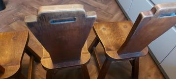 6 eetkamerstoelen massief eiken topform izgs beschikbaar voor biedingen