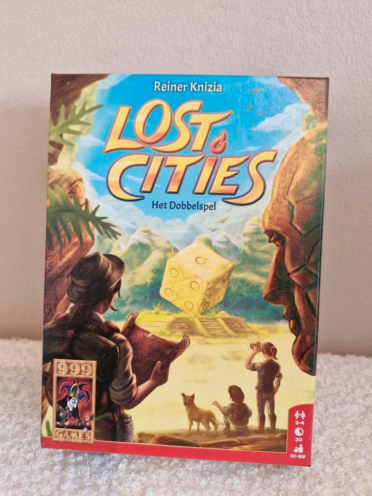 Lost Cities Het Dobbelspel - Zo Goed Als Nieuw!, Hobby en Vrije tijd, Gezelschapsspellen | Bordspellen, Zo goed als nieuw, Een of twee spelers