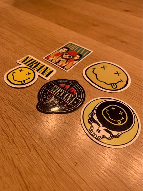 Nirvana sticker set, Verzamelen, Stickers, Nieuw, Overige typen, Ophalen of Verzenden