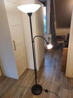 Stalamp / vloerlamp - 2 lichtbronnen - 173cm, Ophalen, Gebruikt, Glas, 100 tot 150 cm