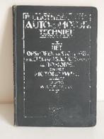 Bibliotheek voor auto- en motortechniek jaren '30-'40, W.J.C. Eikendal, Ophalen of Verzenden
