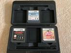 Nintendo ds doosje met 3 spellen, Ophalen of Verzenden, Gebruikt