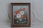 Olieverfschilderij bloemen in vaas / schilder Antoon Domburg, Antiek en Kunst, Kunst | Schilderijen | Klassiek, Ophalen