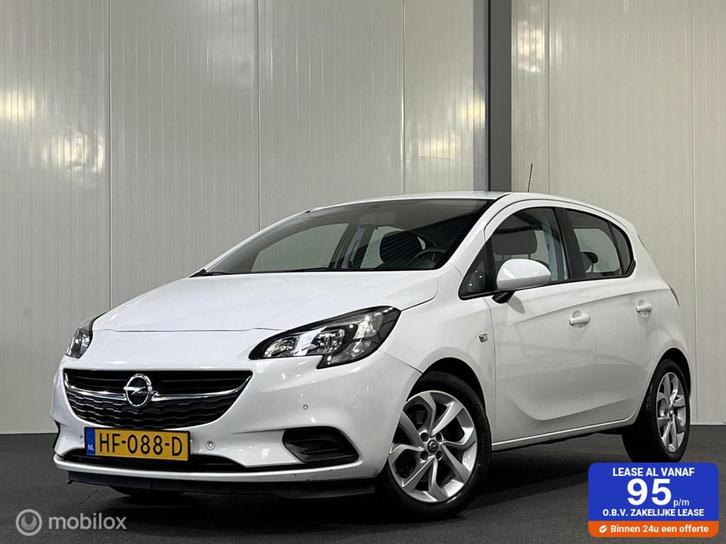 Opel Corsa 1.0 Turbo Edition 5-drs [ NAP trekhaak multimedia, Auto's, Opel, Bedrijf, Te koop, Corsa, ABS, Airbags, Airconditioning