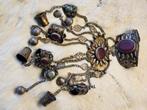 Zware Zilveren Chatelaine gemaakt in Turkmenistan ca 1880, Ophalen of Verzenden, Zilver