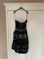 Cocktailjurk strapless zara XS, Zwart, Cocktailjurk, Ophalen of Verzenden, Zo goed als nieuw