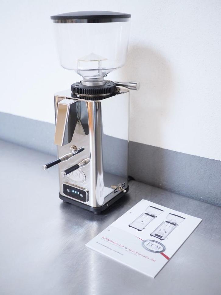 ECM Manufacture S-Automatik 64 G.O.D. Bonenmaler koffiemolen, Witgoed en Apparatuur, Koffiemachine-accessoires, Refurbished, Ophalen of Verzenden