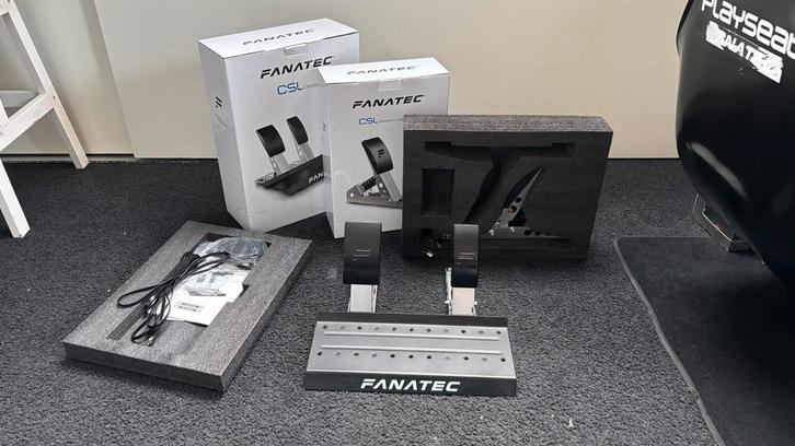 Fanatec CSL Elite pedalen + Load Cell Kit, Computers en Software, Overige Computers en Software, Zo goed als nieuw, Ophalen of Verzenden