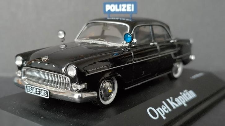 Opel Kapitän Polizei 1:43 Schuco Pol, Hobby en Vrije tijd, Modelauto's | 1:43, Nieuw, Auto, Schuco, Ophalen of Verzenden