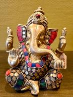 GANESHA BEELD STONEWORK ART 13 CM, Ophalen of Verzenden, Nieuw, Religie