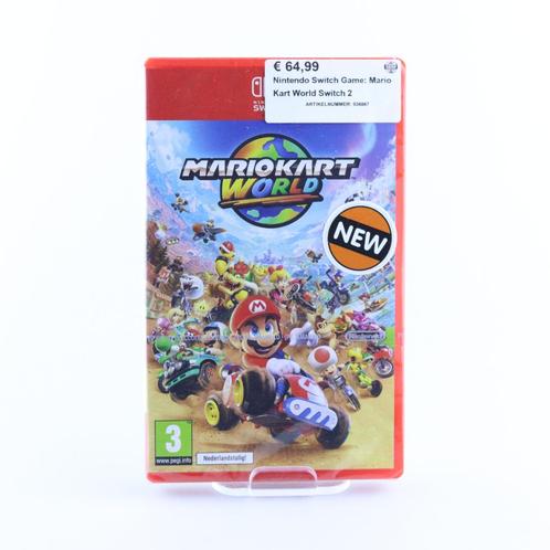 Nintendo Switch Game: Mario Kart World Switch 2, Spelcomputers en Games, Spelcomputers | Nintendo Switch, Nieuw