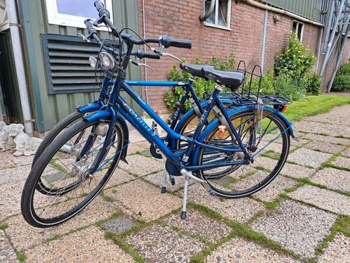 Gazelle heren en damesfiets, Fietsen en Brommers, Fietsen | Heren | Herenfietsen, Gebruikt, Gazelle, 61 tot 65 cm, Versnellingen