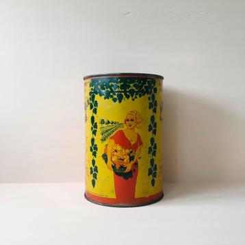 Decoratief oud Frans blik beschikbaar voor biedingen