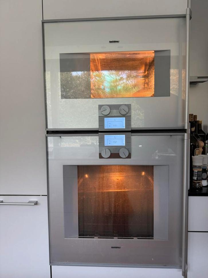 Gaggenau Bakoven (werkt) + Stoomoven (raparatie nodig), Witgoed en Apparatuur, Ovens, Gebruikt, Inbouw, Oven, 45 tot 60 cm, Hete lucht