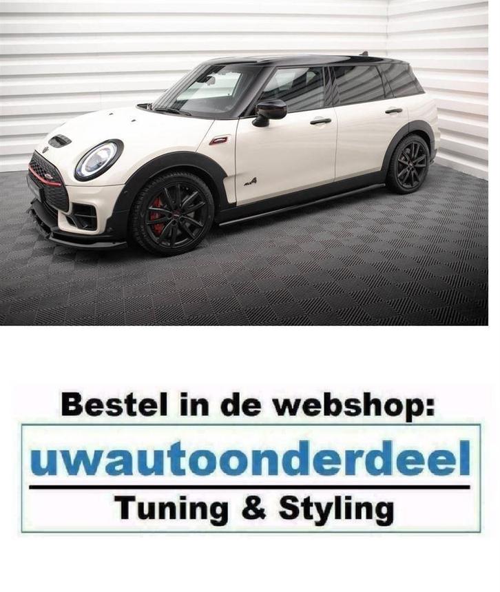 Maxton Design Spoiler Splitter Lip Voor Mini Clubman JCW F54, Auto diversen, Tuning en Styling, Verzenden