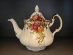 Royal Albert, old country rose theepot. Middel, Antiek en Kunst, Verzenden