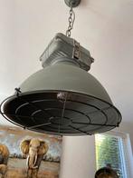 Industriële plafondlamp, Huis en Inrichting, Lampen | Hanglampen, Ophalen, Zo goed als nieuw, Metaal, Minder dan 50 cm