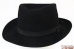 Vintage Gleufhoed Stanton zwart 56,5 gratis verzenden in NL, Kleding | Heren, Hoeden en Petten, Stanton, Hoed, Ophalen of Verzenden