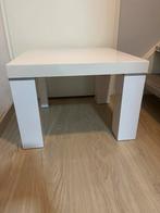 Witte Bijzettafel - Vierkant, Huis en Inrichting, Ophalen, Minder dan 45 cm, Minder dan 55 cm, Gebruikt