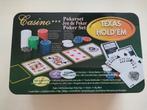 Texas Hold'em pokerset - compleet!, Hobby en Vrije tijd, Gezelschapsspellen | Kaartspellen, Verzenden, Nieuw
