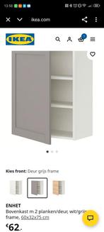 Ikea Enhet grijs badkamerkast., Huis en Inrichting, Badkamer | Badkamermeubels, (Half)hoge kast, Minder dan 50 cm, Gebruikt, Ophalen of Verzenden